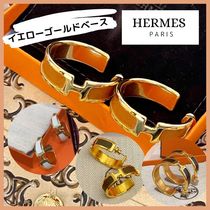 【イエローゴールドベース】HERMES ピアス Olympe