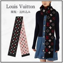 Louis Vuitton ダブルLV マフラー