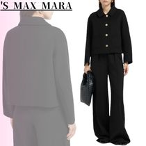 ◆25SS◆【S MAX MARA】SOGNO*ウール*ショート*ボタンジャケット