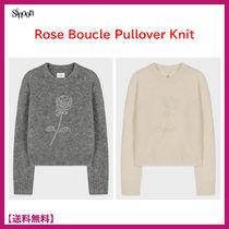 [24FW] Sinoon★Rose Boucle Pullover Knit★プルオーバーニット