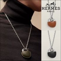 【胸元に高級感をプラス】HERMES★ Sheathed Pebble　ネックレス