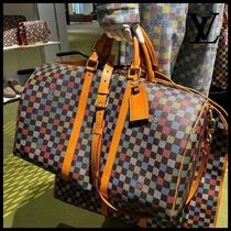 【カラフルな柄♪】Louis Vuitton キーポル・バンドリエール 50