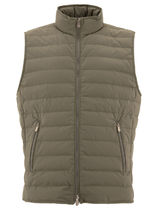 Brunello Cucinelli  Bonded taffeta lightweight down vest