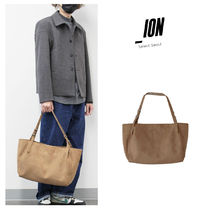 IONSEOUL Suede Tote Bag (3color) JE753