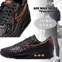 国内発送【NIKE】ナイキ AIR MAX 90 QS ブラック マグマ 送料込