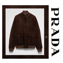 注目の新作♪【PRADA】スエードカーフスキンジャケット