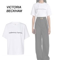 【VICTORIA BECKHAM】コットンジャージーTシャツ ホワイト