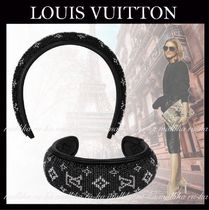 関税込【LOUIS VUITTON】ヘッドバンド モノグラム ビーズ