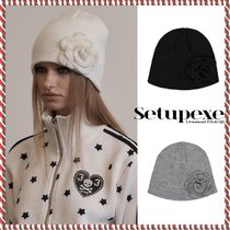 【SETUP-EXE】24fw PEARL CORSAGE BEANIE