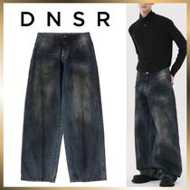 ◇DNSR◇ Back pocket dirty denim pants blue