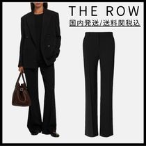 送料関税込/THE ROW/グレイン ドゥ プードル ワイドレッグパンツ