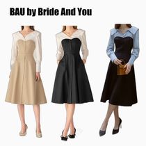 [BAU by Bride And You]BELINDA long-sleeve midi dress☆送料込