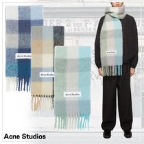 注目商品！【Acne Studios】MOHAIR CHECKED SCARF