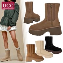 国内直営【UGG】Classic Twin Seam New Heights 厚底ブーツ