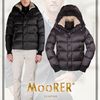 MOORER ダウンジャケット ◆MooRER◆JAKE-SHK ボンバージャケット 撥水性 ブラック メンズ