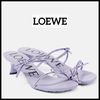 LOEWE シューズ・サンダルその他 ☆関税込み☆【LOEWE】Petal 45 bow-detail leather sandals