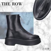 THE ROW Zipped Boot  ジップレザーアンクルブーツ
