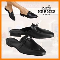 【シンプルでエレガント★】HERMES★ミュール 《オズ》