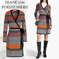 DIANE von FURSTENBERG☆ジャカード ニット ラップ ドレス