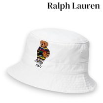 バスケ姿のポロベア【Ralph Lauren】チノ バケットハット