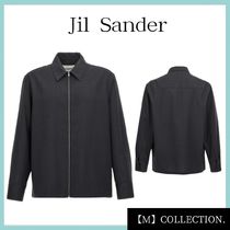 『Jil Sander』ジップ ストレートヘム オーバーシャツ S/L