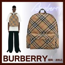 新作☆【BURBERRY】チェック バックパック