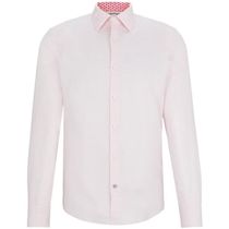 HUGO BOSS★長袖 ボタン留め カジュアル シャツ ワイシャツ pink