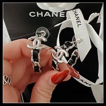 エレガント【CHANEL】25P チェーン CCロゴ フープ ピアス