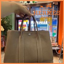 【上品で実用的】HERMES ガーデンパーティー 36cm PM トーバック