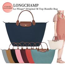 【LONGCHAMP】ル プリアージュ M トップハンドルバッグ