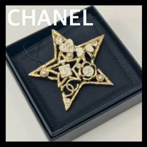 お洒落【CHANEL】25P CCロゴ 香水瓶 ハート リボン 星型ブローチ