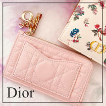 ★コンパクト★【Dior】Lady Dior Cosmos ジップ カードホルダー