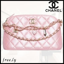 【ガーリーデザインが可愛い】CHANEL クラッチバック