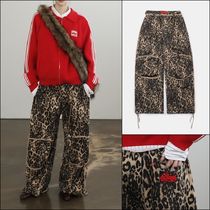 BADBLOOD Raw Edge Convex Jogger Leopard w-pts24-054