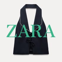 【ZARA】リボン付きコンビネーション ホルターネックトップス