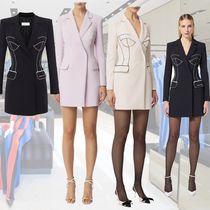 【25SS】 ELISABETTA FRANCHI クレープ マントー ローブ 3色