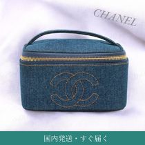 国内発送・すぐ届く【CHANEL】ココマーク デニム バニティバッグ