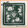 HERMES ストール ワンポイントに【HERMES】エルメス Ex-Libris fringed スカーフ(9)