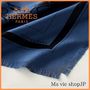 HERMES ストール ワンポイントに【HERMES】エルメス Ex-Libris fringed スカーフ(16)