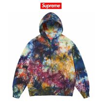 【SUPREME】 Overdyed Small Box Zip Up Hoodie Multicolor 24SS