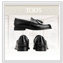 送料込直営店*TOD`S*トッズ レザーモカシン