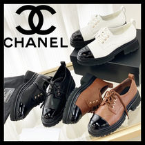 【上品デザイン★】CHANEL レースアップ シューズ