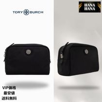 TORYBURCH VIP価格 送料無料 トリバーチ ロゴ ポーチ ブラック