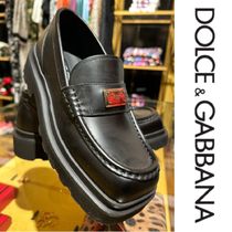 早い者勝ち【D&G】ロゴプレート ローファー