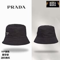 PRADA VIP価格 送料無 キャンバス バケット ハット ユニセックス