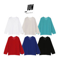 【IONSEOUL】Bone linen V-neck knit 5FM0212