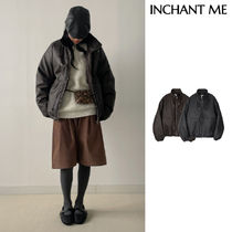 【INCHANT ME】[Quilting/unisex] Deep Leather Overfit Blouson