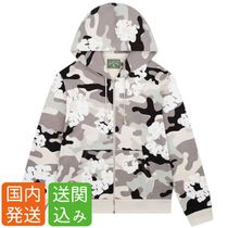 Denim Tears★花柄 ジップアップフーディー White Camo 送関込