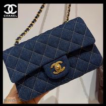 ◇デニム素材でカジュアル◇『CHANEL』25C ミニフラップバッグ