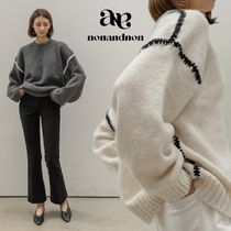 【NONANDNON】Chunky Crewneck Sweater_2colors